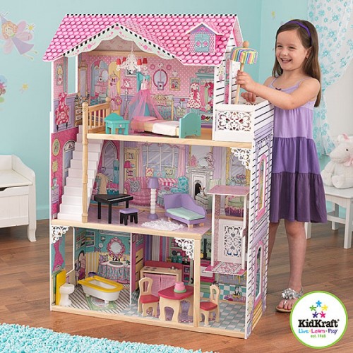 Кукольный домик для Барби Прекрасная Аннабель, с мебелью KidKraft
