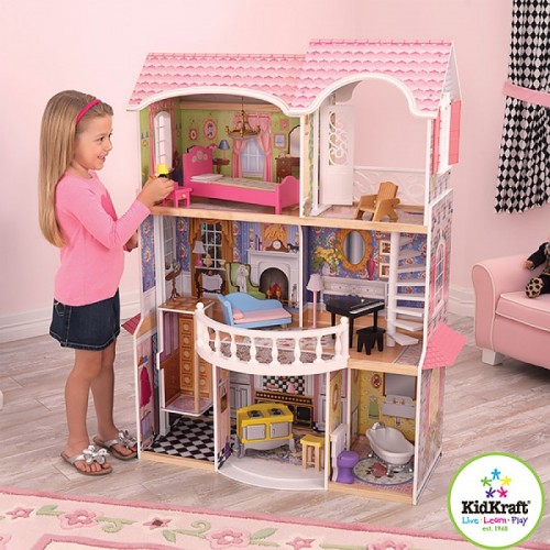Кукольный домик для Барби с мебелью Магнолия, интерактивный, KidKraft в Минске Кукольный домик для Барби с мебелью Магнолия, интерактивный, KidKraft в Минске
